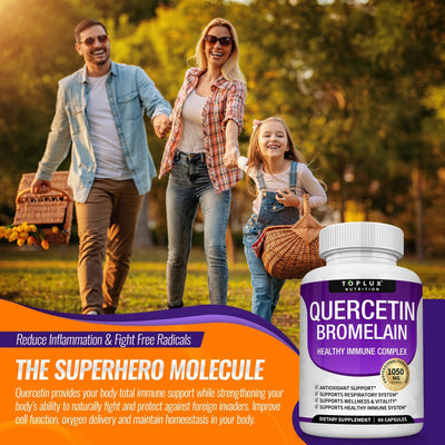 Quercetin Benefits for Immune Support with Vitamin C and Zinc