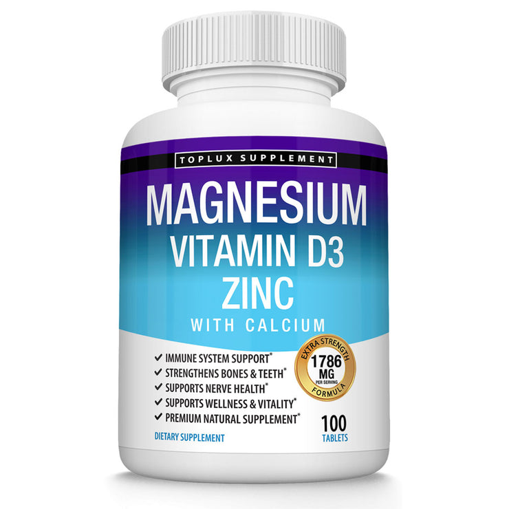 Magnesium, Vitamin D3, Zinc, Calcium